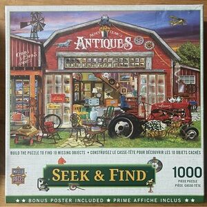 Master Pieces Seek & Find 1000 Piece Puzzle